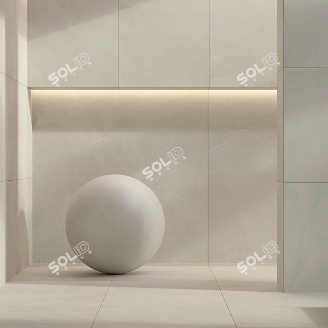 Concrete Porcelain Tiles Bundle - 3D Texture Set 3D model image 4