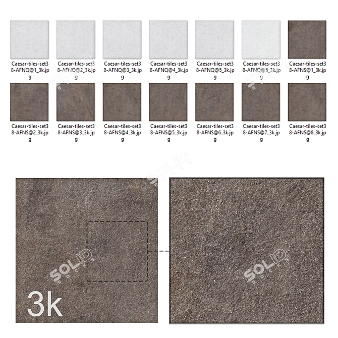 Shapes of Italy Porcelain Tiles 3D model image 2