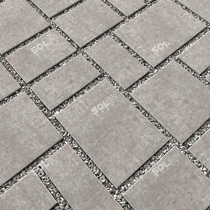 Galaxy Paver Stones Set 3D model image 2