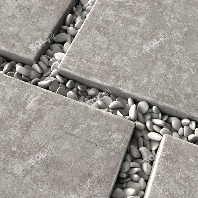 Galaxy Paver Stones Set 3D model image 3