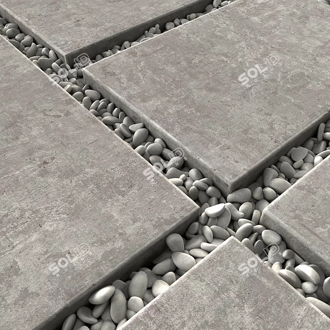 Galaxy Paver Stones Set 3D model image 5