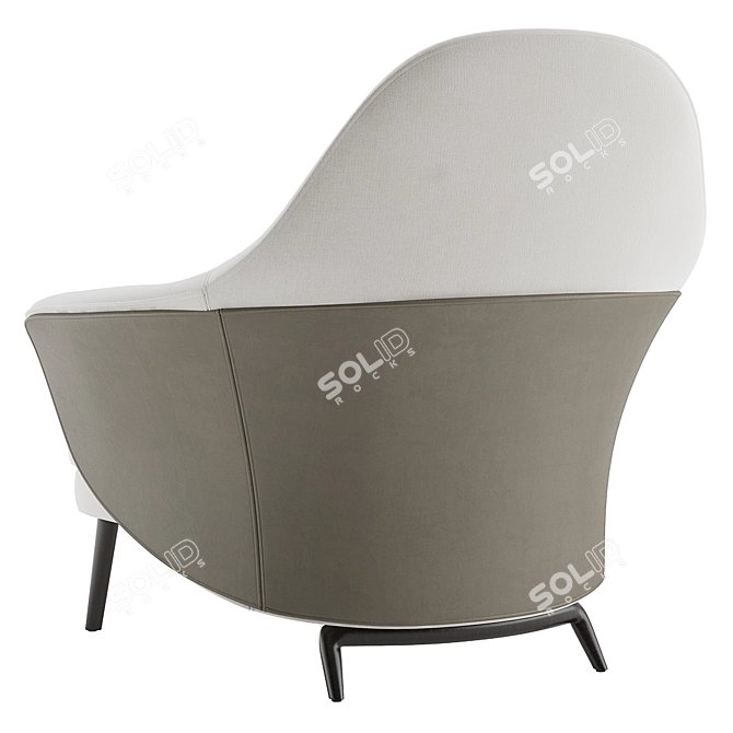 Contemporary Minotti Angie Armchair in V-Ray 3D model image 5