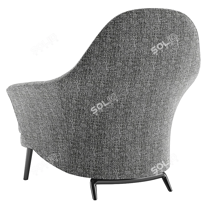 Contemporary Minotti Angie Armchair in V-Ray 3D model image 6