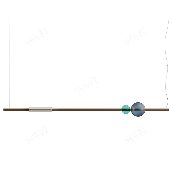 Comet Pendant Model VRay 3.x 3D model image 1