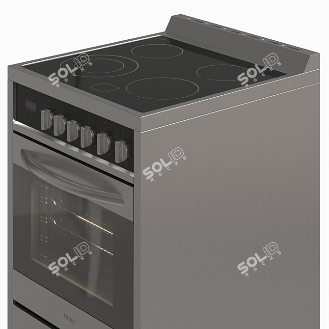 3-in-1 Haier Oven Stove 3D model image 3