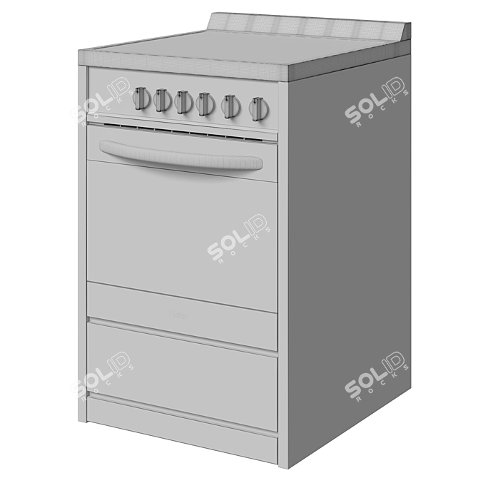 3-in-1 Haier Oven Stove 3D model image 4