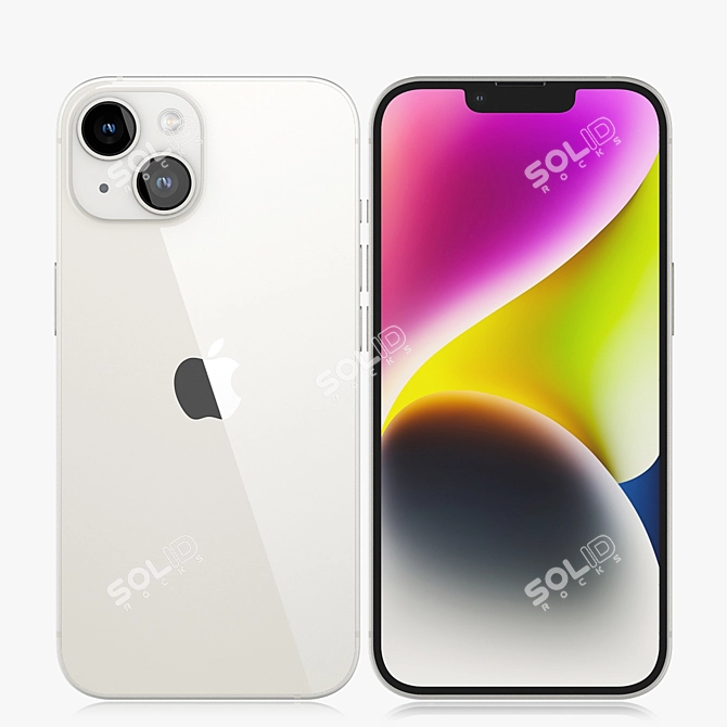 Advanced iPhone 14 Render Model 3D model image 1