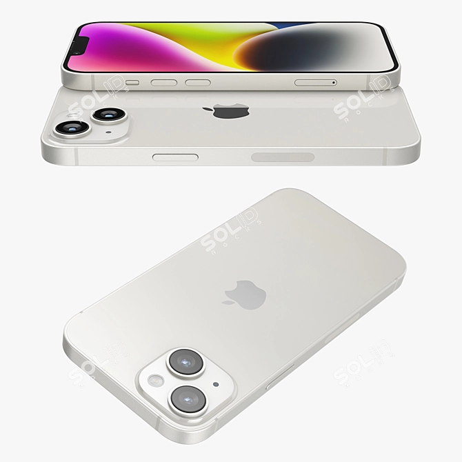 Advanced iPhone 14 Render Model 3D model image 3