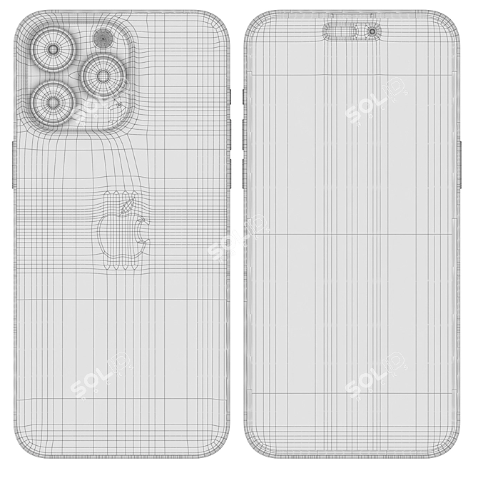 Pro MAX Space Black Render Solving 3D model image 7