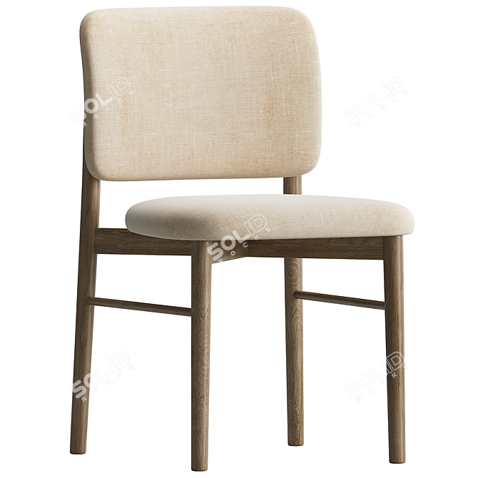 Modern Alice Dining Chair: San Giacomo 3D model image 1