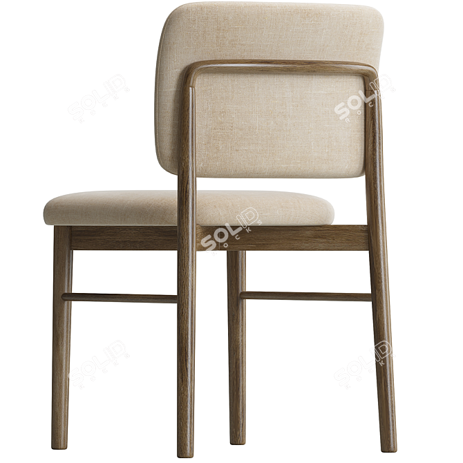 Modern Alice Dining Chair: San Giacomo 3D model image 2