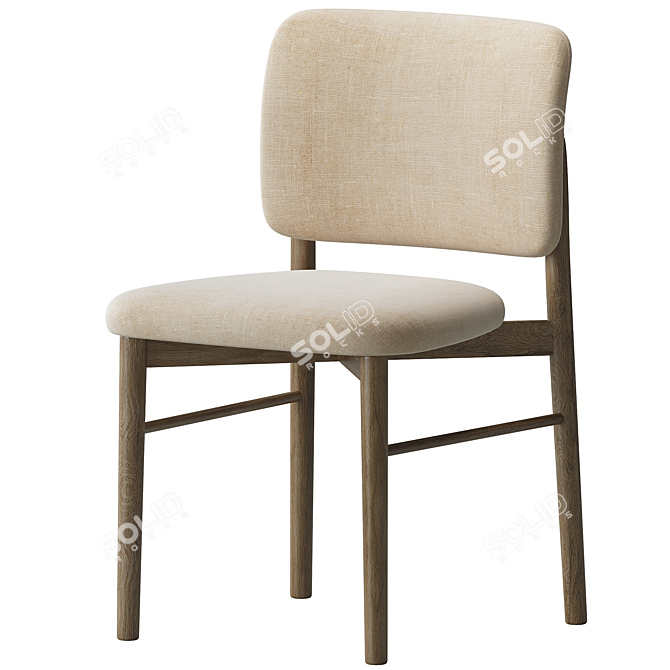 Modern Alice Dining Chair: San Giacomo 3D model image 3