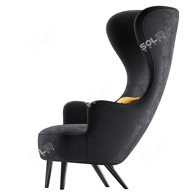 Classico Wingback Chair: 2013 Design 3D model image 2