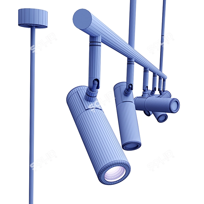 Designer MAHO Pendant Lamps 3D model image 3