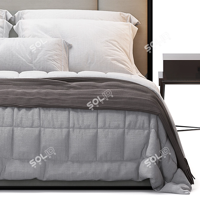 Chopin & Corelli Bed Frame 3D model image 5