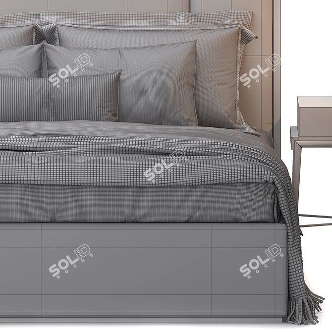 Chopin & Corelli Bed Frame 3D model image 6