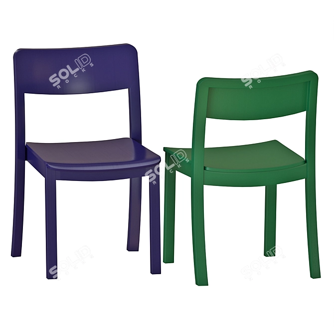 PASTIS Dining Set 3D Model 3D model image 3