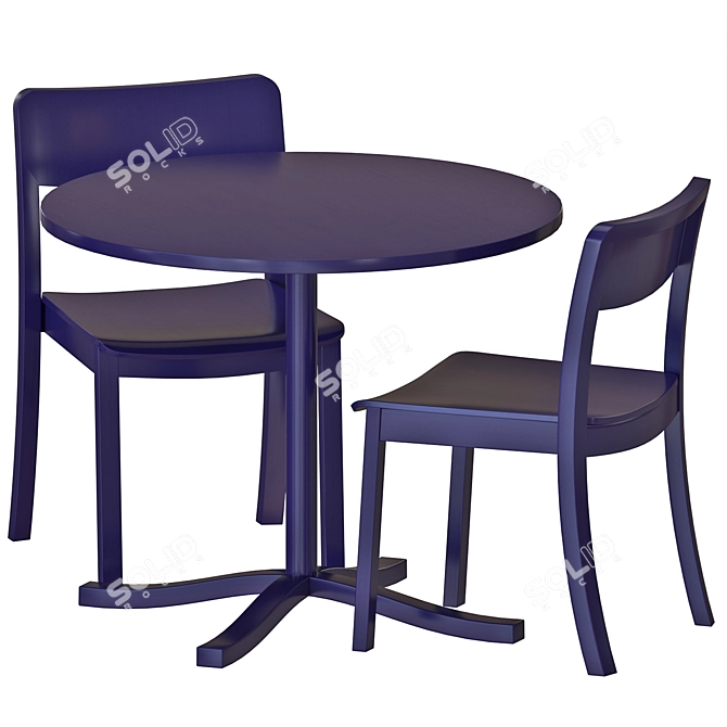 PASTIS Dining Set 3D Model 3D model image 5