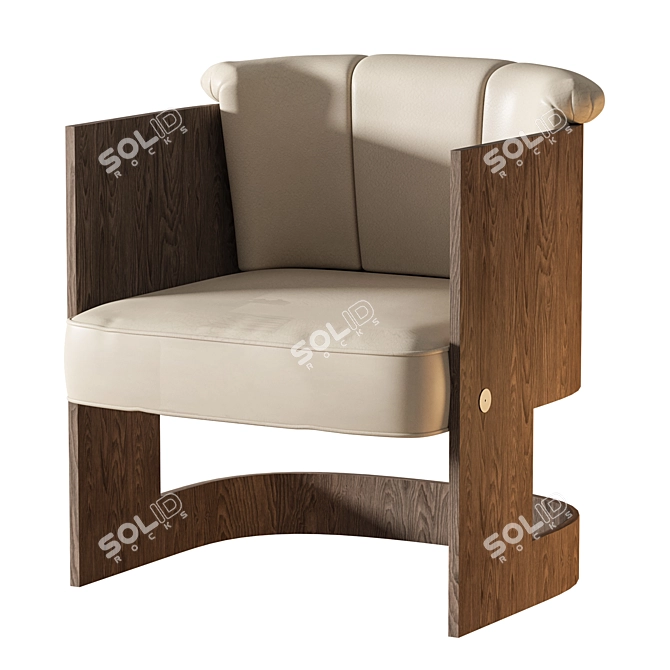 Modern Design Cycle II Chair 3D model image 1