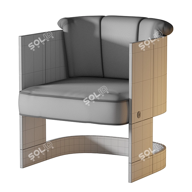 Modern Design Cycle II Chair 3D model image 4