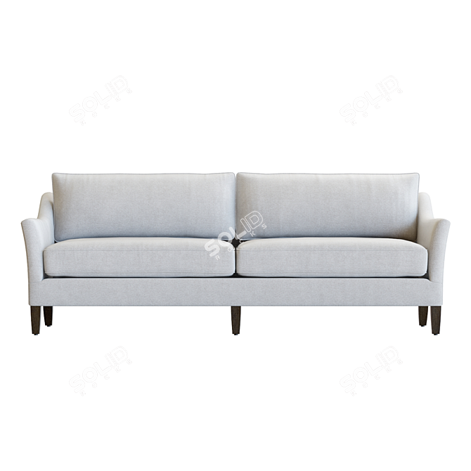 Modern Fabric Keely Sofa 3D Model 3D model image 4