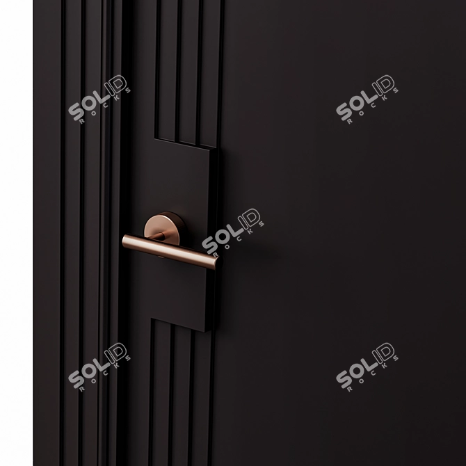 Art Deco Door Collection 3D model image 4