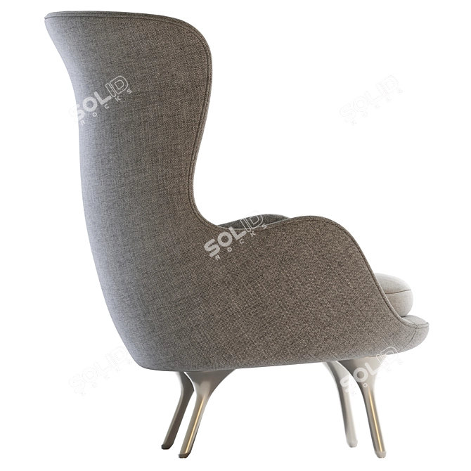 Modern Ro Easy Chair Design 3D model image 6