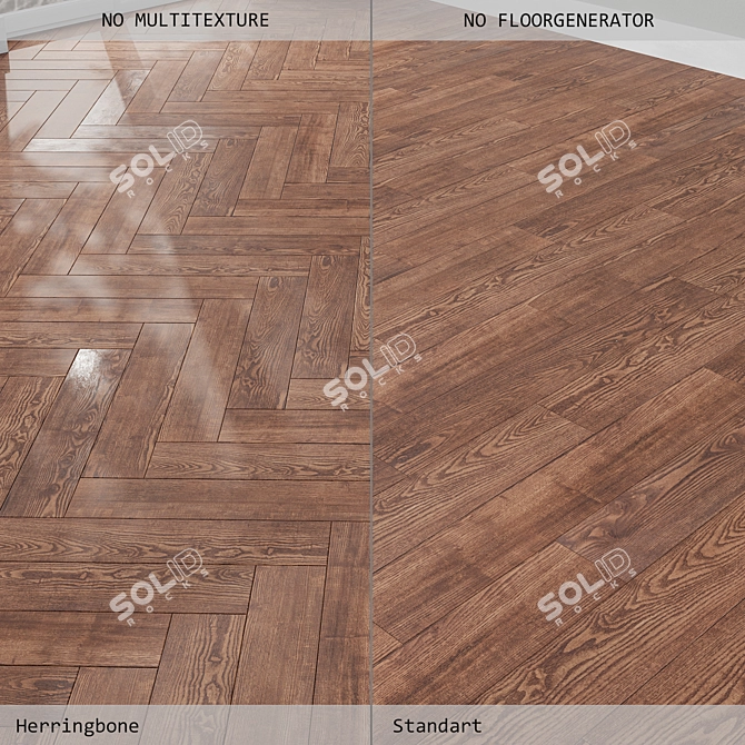 Versatile Laminate Flooring Solution 3D model image 1