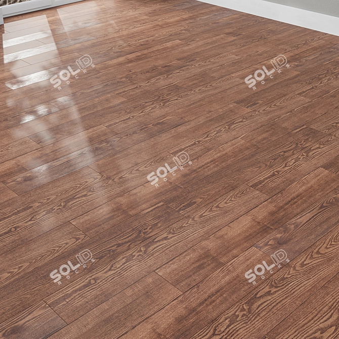 Versatile Laminate Flooring Solution 3D model image 2