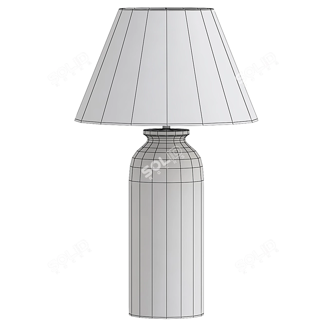 Modern Habitat Hashi Pendant Light 3D model image 2