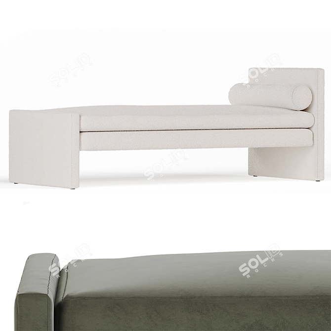 Versatile Angle Bench Daybed - TRNK 3D model image 3