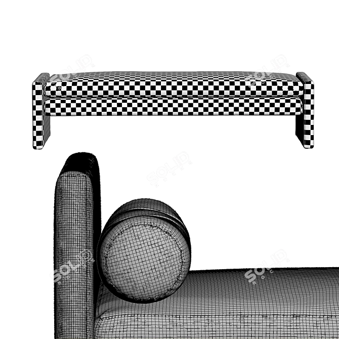 Versatile Angle Bench Daybed - TRNK 3D model image 4