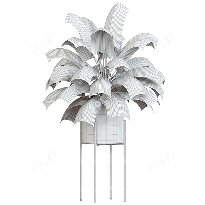 Botanical 3D Plant Models Set 3D model image 2