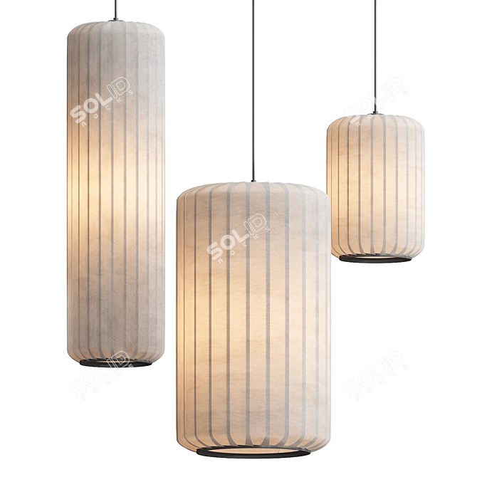 Modern Minimalist SAKARI Pendant Light 3D model image 1