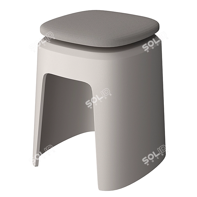 360° Rotating Ergonomic Stool 3D model image 1