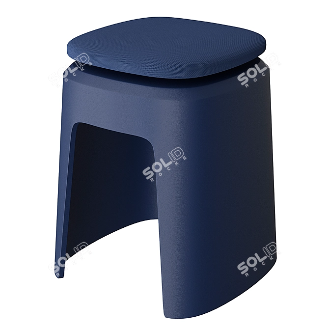 360° Rotating Ergonomic Stool 3D model image 2