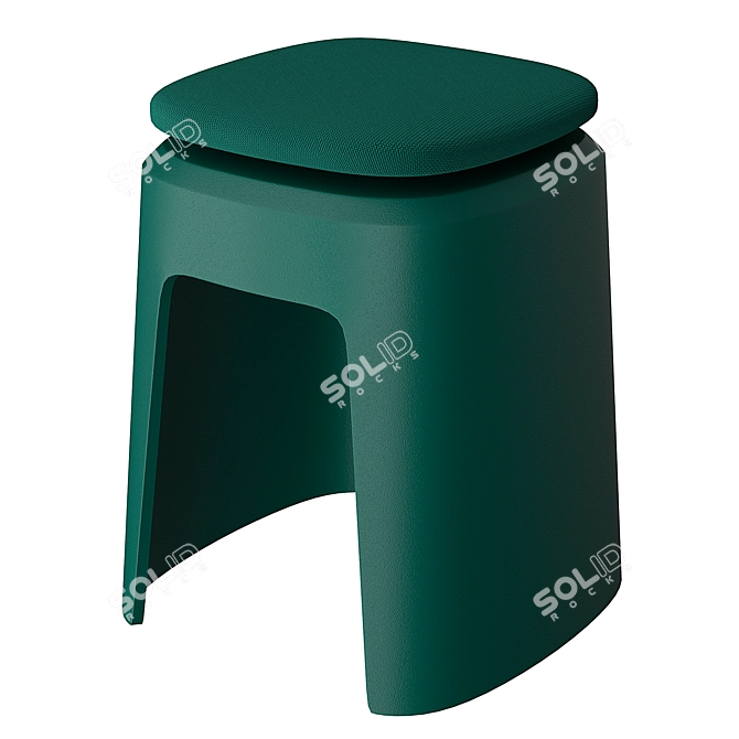 360° Rotating Ergonomic Stool 3D model image 4