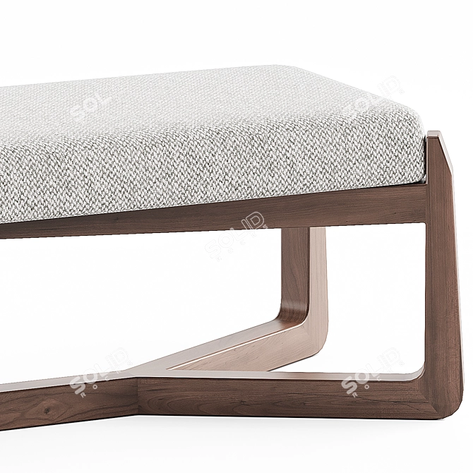 Modern Amna Bench Design 3D model image 3