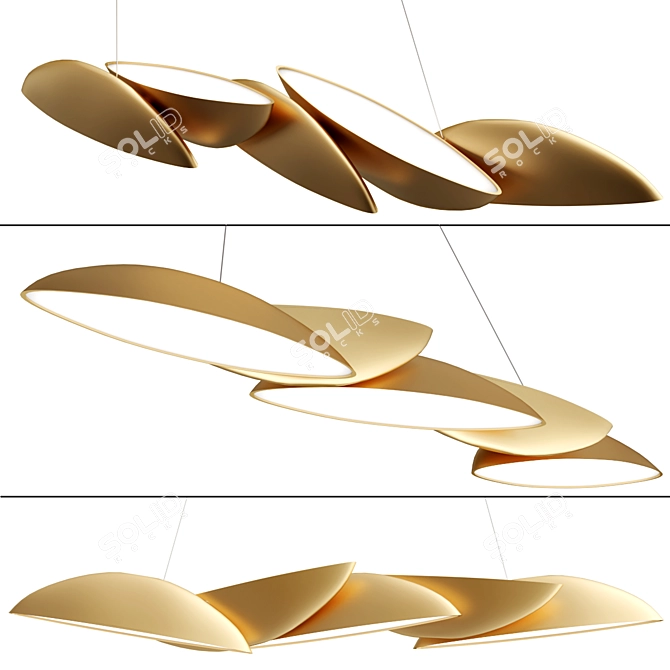 Sydney Unique Modern LED Lighting 3D model image 1