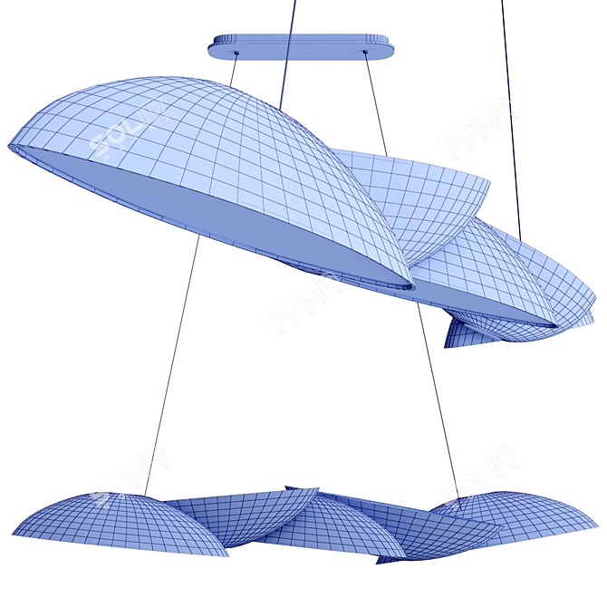 Sydney Unique Modern LED Lighting 3D model image 2