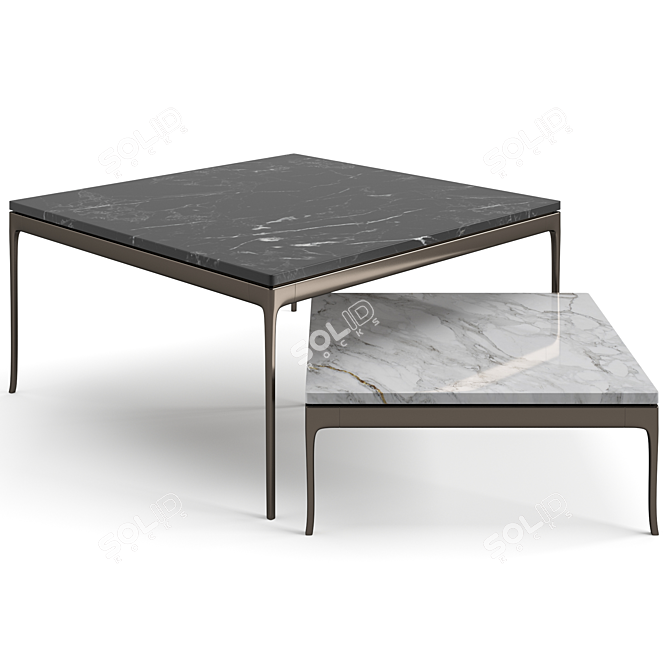 Luxury Versace Stiletto Coffee Set 3D model image 2