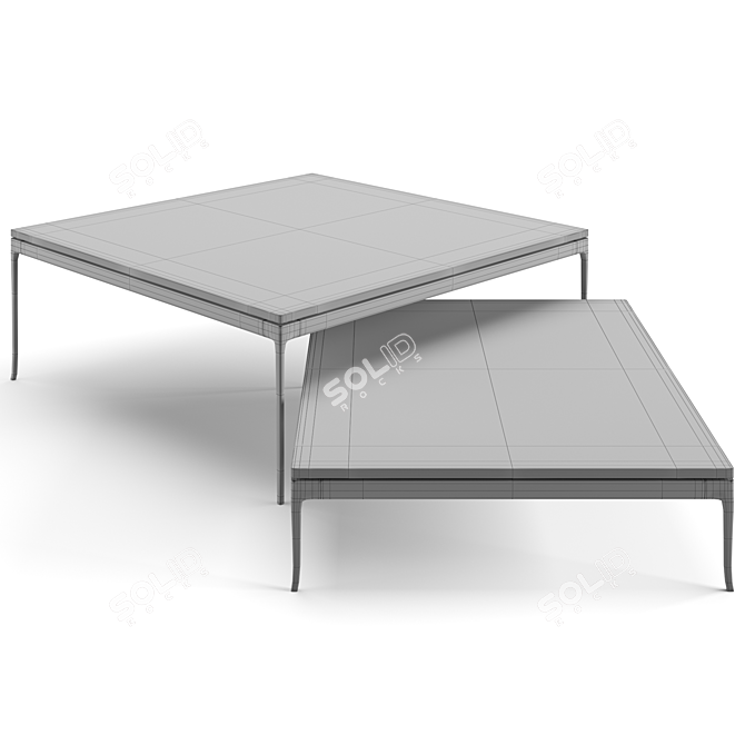 Luxury Versace Stiletto Coffee Set 3D model image 5