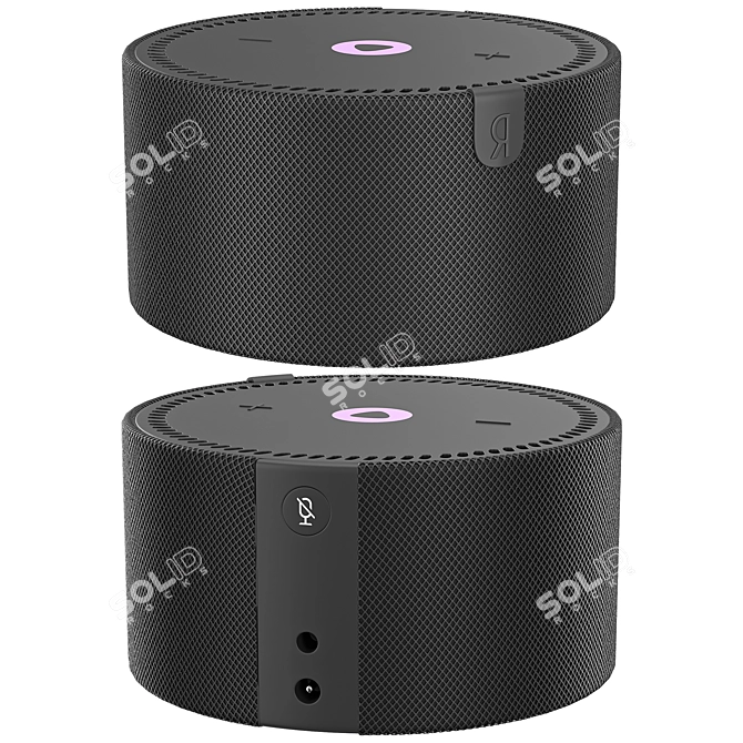 Compact Yandex Station MINI 2 3D model image 3