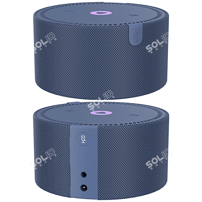 Compact Yandex Station MINI 2 3D model image 4