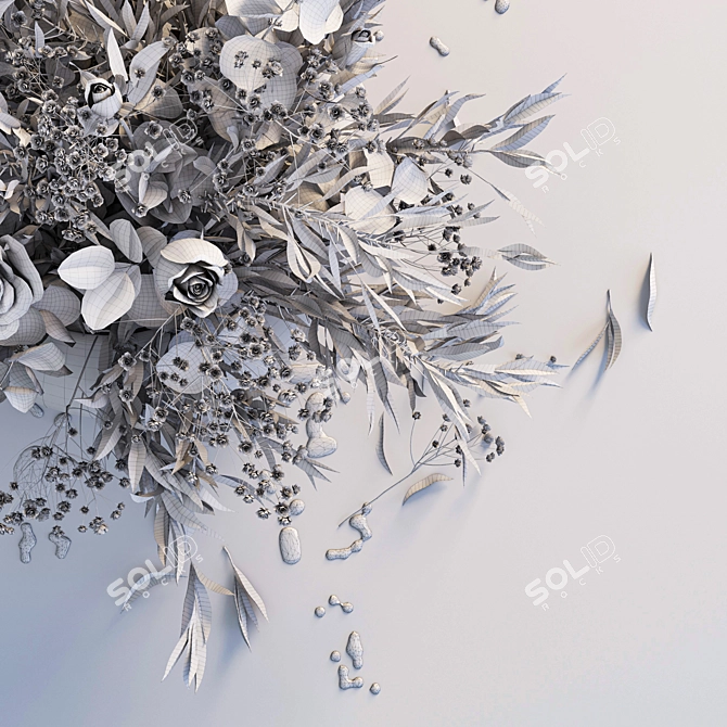 Contemporary Floral Bouquet 2013 3D model image 7