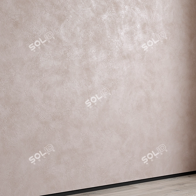 Decorative Plaster Set with Textures 3D model image 6