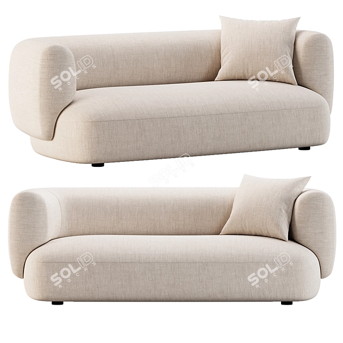 Modular Hug Sofa 2017 3D model image 1