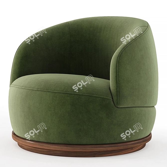 District Eight ORBIT Armchair Max 3Ds Corona 3D model image 2