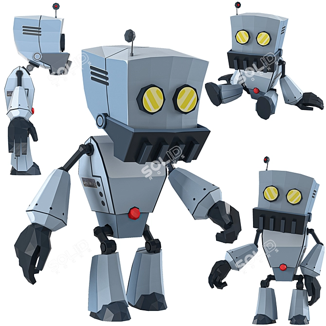 Walking Robot Model Kit 3D model image 1