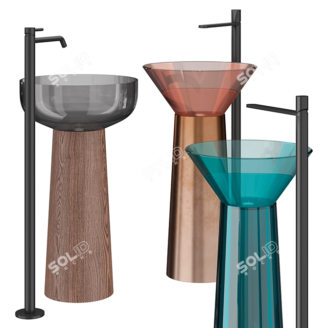 Precious Reflections Sink by Albume 3D model image 1